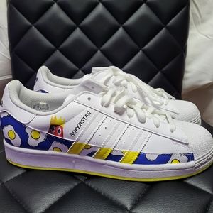 Size 8.5 M - adidas Superstar x Philip Colbert White